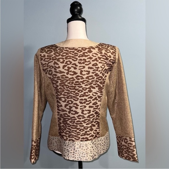 Julia Kim- leopard print jacket - Picture 6 of 8